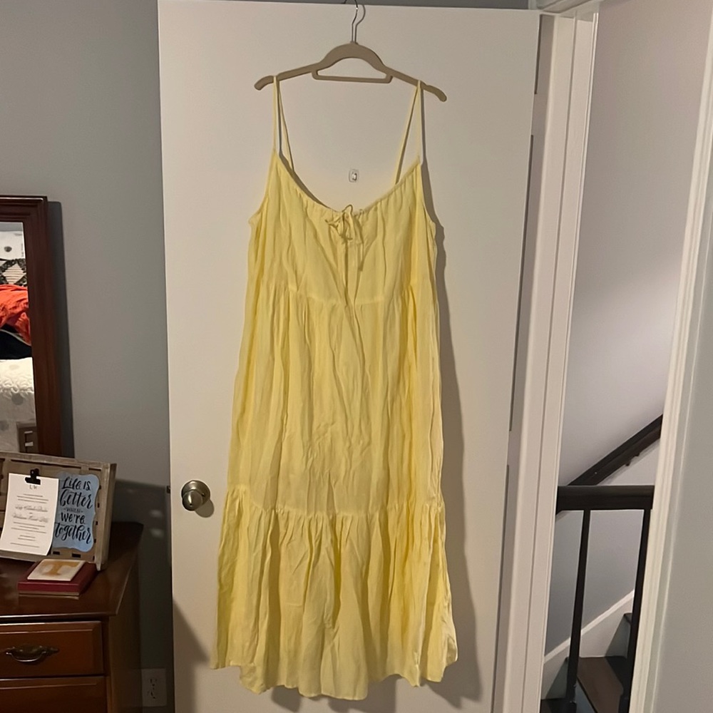 Old Navy Yellow Maxi Dress